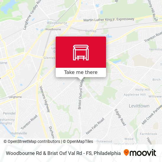 Mapa de Woodbourne Rd & Brist Oxf Val Rd - FS