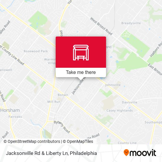Mapa de Jacksonville Rd & Liberty Ln