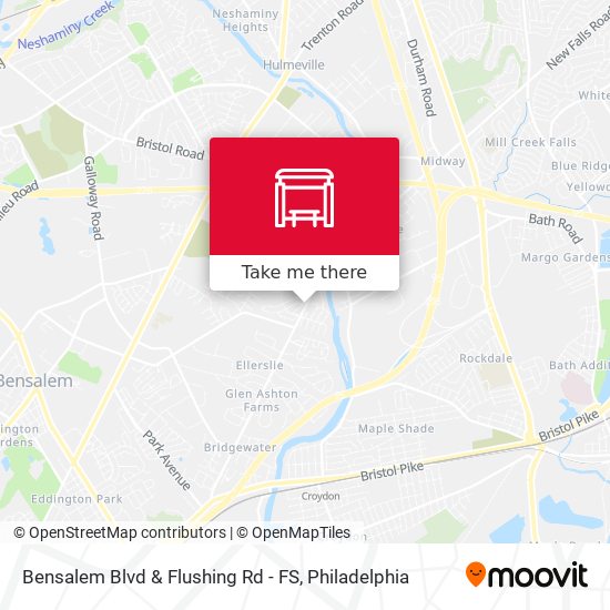 Bensalem Blvd & Flushing Rd - FS map