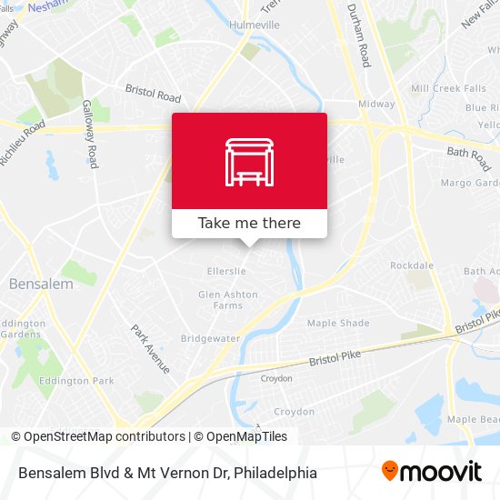 Bensalem Blvd & Mt Vernon Dr map