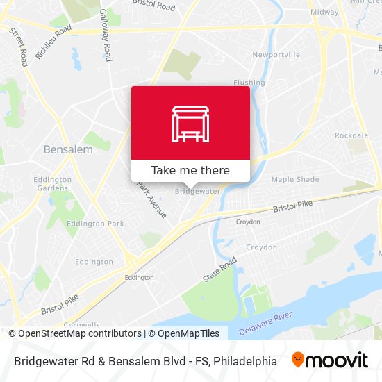 Bridgewater Rd & Bensalem Blvd - FS map