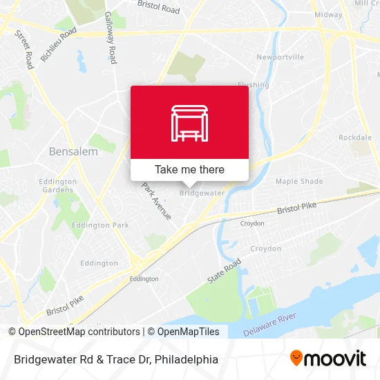 Bridgewater Rd & Trace Dr map