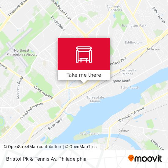 Mapa de Bristol Pk & Tennis Av