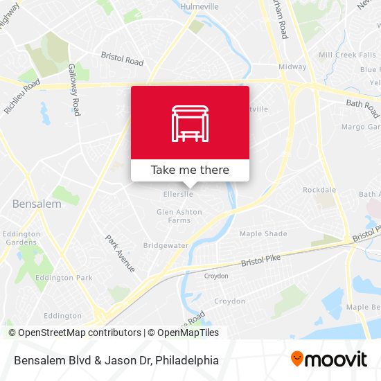 Bensalem Blvd & Jason Dr map