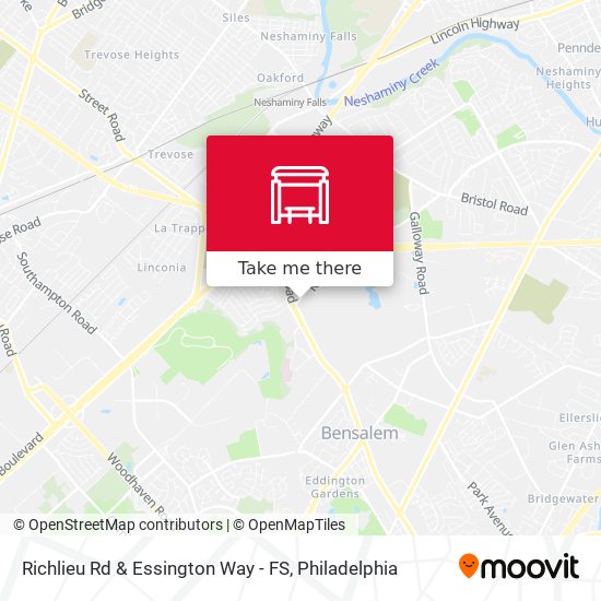Richlieu Rd & Essington Way - FS map