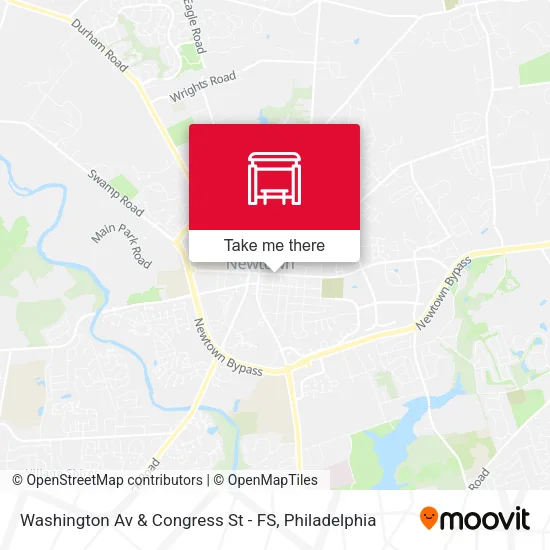 Washington Av & Congress St - FS map