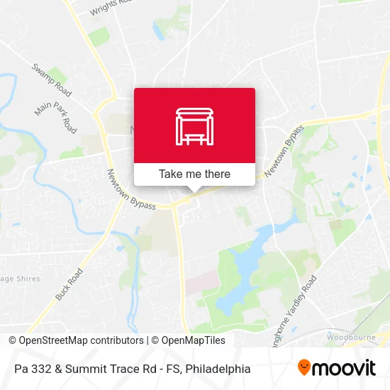 Pa 332 & Summit Trace Rd - FS map