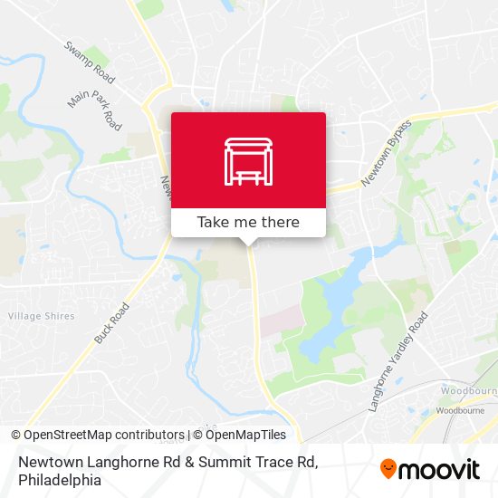 Mapa de Newtown Langhorne Rd & Summit Trace Rd