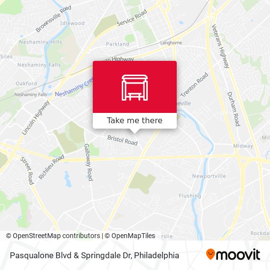 Pasqualone Blvd & Springdale Dr map