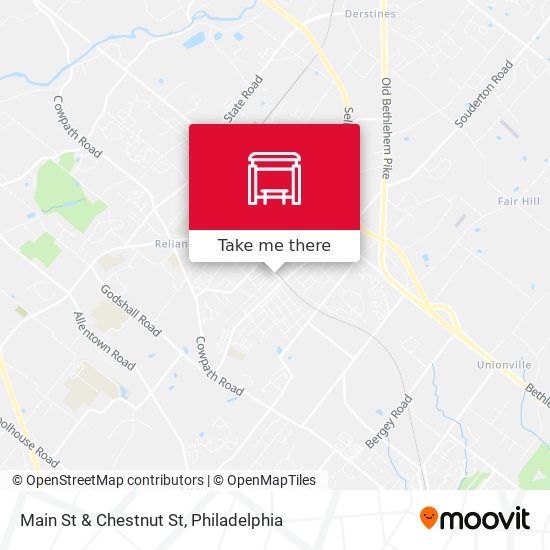 Mapa de Main St & Chestnut St