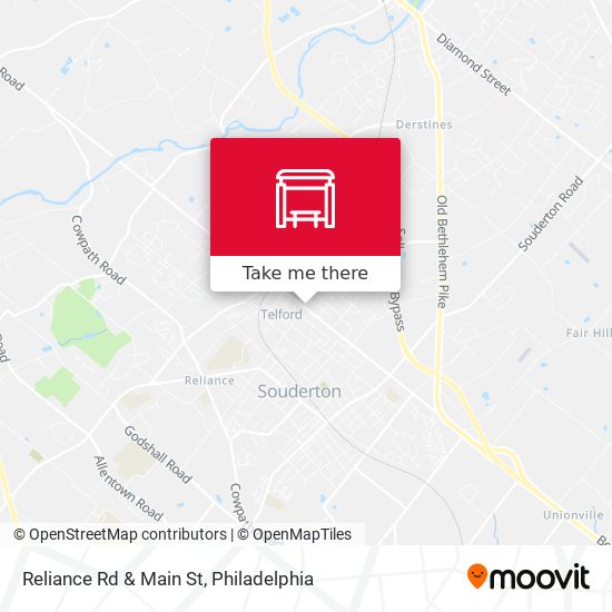 Mapa de Reliance Rd & Main St