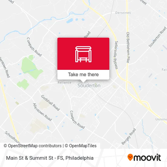 Main St & Summit St - FS map