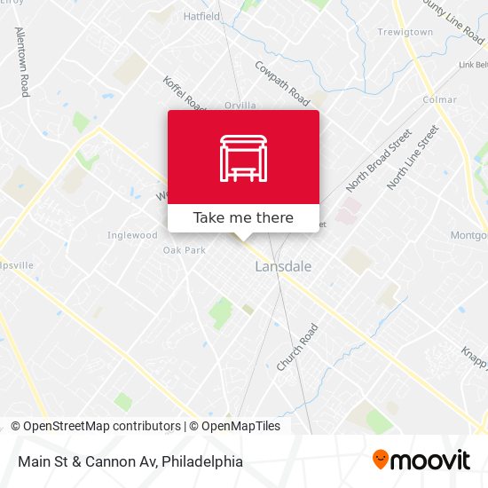 Main St & Cannon Av map