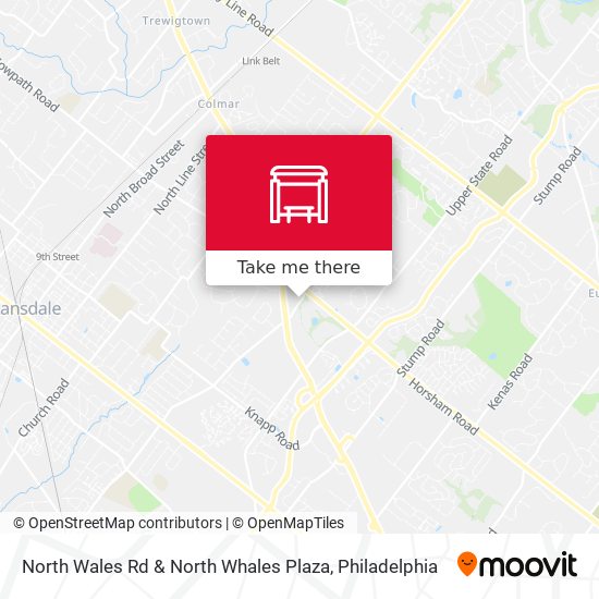 North Wales Rd & North Whales Plaza map