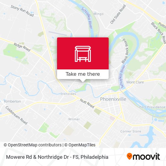 Mowere Rd & Northridge Dr - FS map