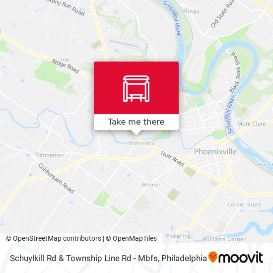Schuylkill Rd & Township Line Rd - Mbfs map