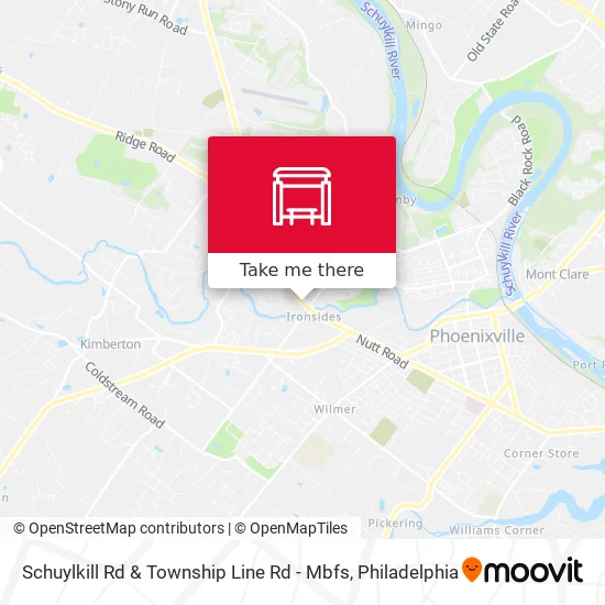 Schuylkill Rd & Township Line Rd - Mbfs map