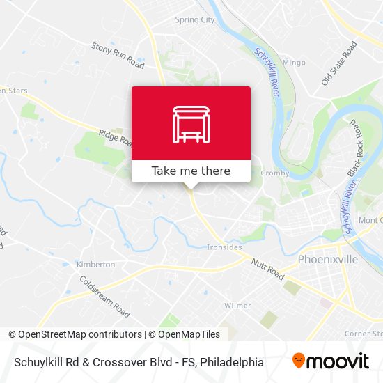 Mapa de Schuylkill Rd & Crossover Blvd - FS