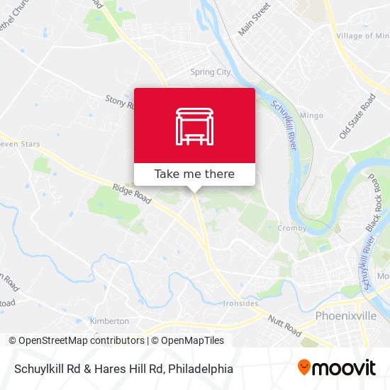 Mapa de Schuylkill Rd & Hares Hill Rd