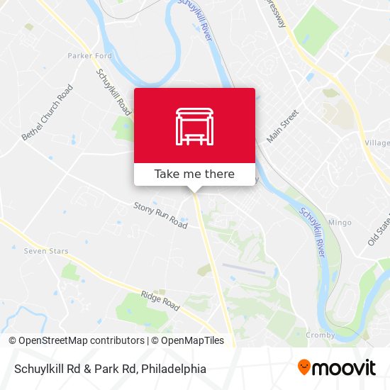 Schuylkill Rd & Park Rd map
