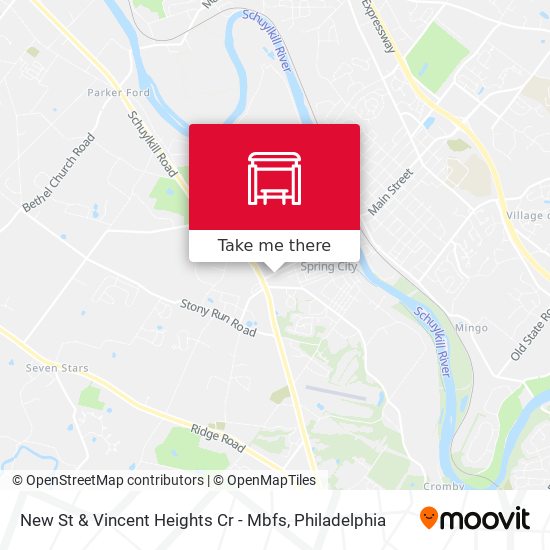 New St & Vincent Heights Cr - Mbfs map