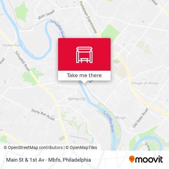 Main St & 1st Av - Mbfs map