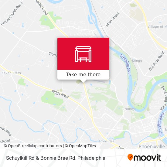 Schuylkill Rd & Bonnie Brae Rd map