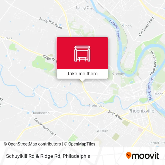 Schuylkill Rd & Ridge Rd map