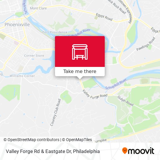 Mapa de Valley Forge Rd & Eastgate Dr