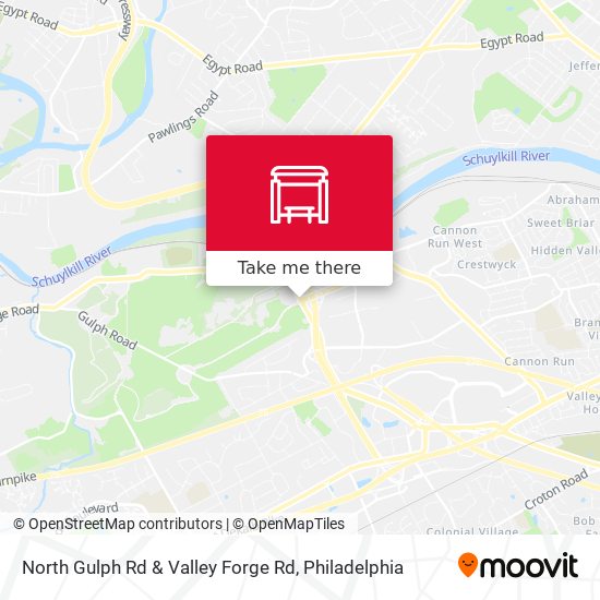 Mapa de North Gulph Rd & Valley Forge Rd