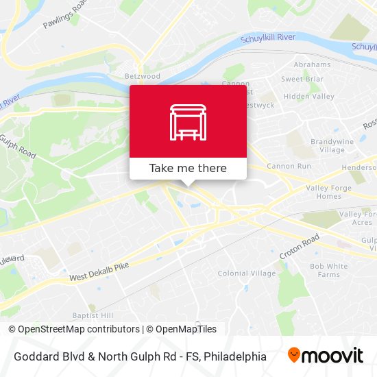 Mapa de Goddard Blvd & North Gulph Rd - FS