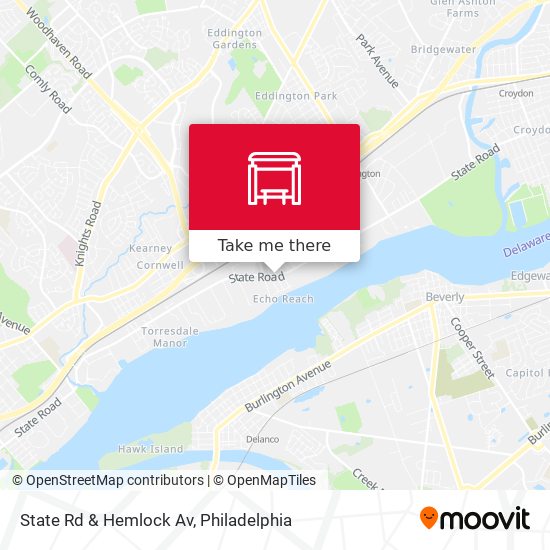 Mapa de State Rd & Hemlock Av