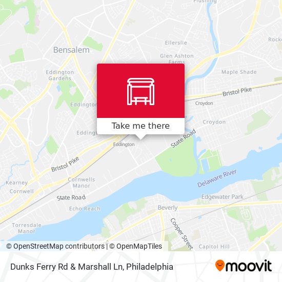 Dunks Ferry Rd & Marshall Ln map