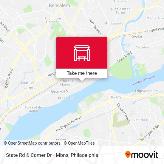 State Rd & Camer Dr - Mbns map