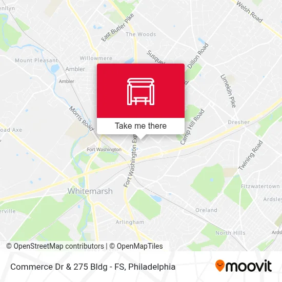 Commerce Dr & 275 Bldg - FS map