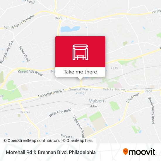 Morehall Rd & Brennan Blvd map