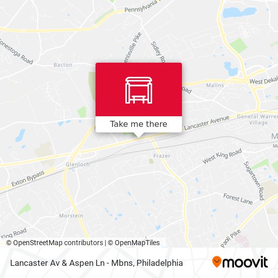 Mapa de Lancaster Av & Aspen Ln - Mbns