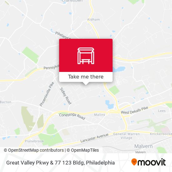 Great Valley Pkwy & 77 123 Bldg map