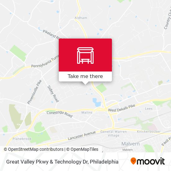Mapa de Great Valley Pkwy & Technology Dr