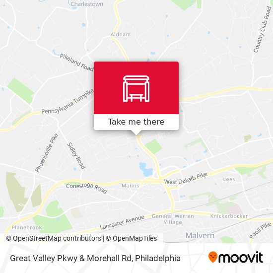 Mapa de Great Valley Pkwy & Morehall Rd