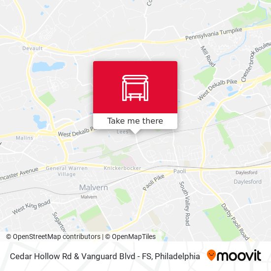 Mapa de Cedar Hollow Rd & Vanguard Blvd - FS