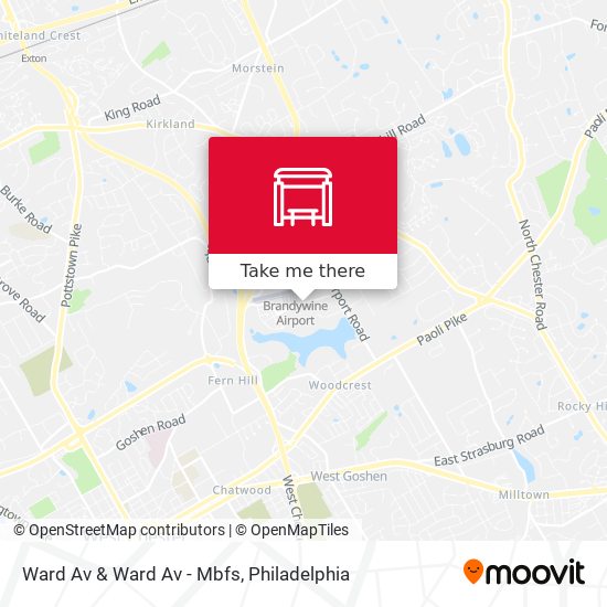 Ward Av & Ward Av - Mbfs map
