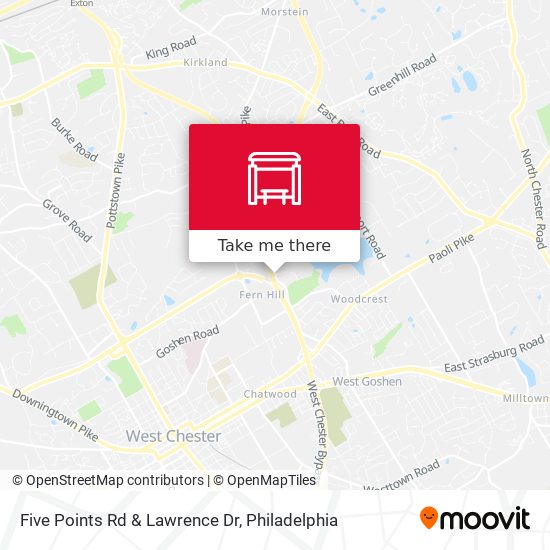 Mapa de Five Points Rd & Lawrence Dr