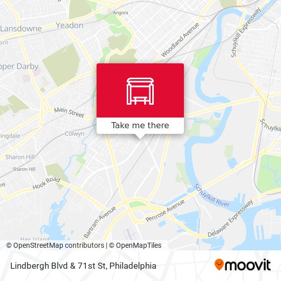 Lindbergh Blvd & 71st St map