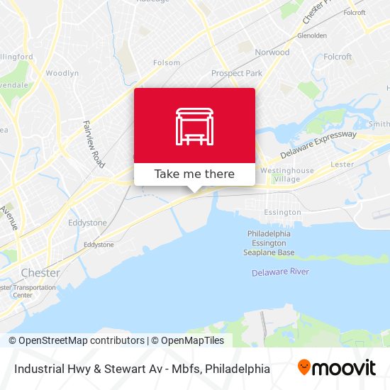 Industrial Hwy & Stewart Av - Mbfs map