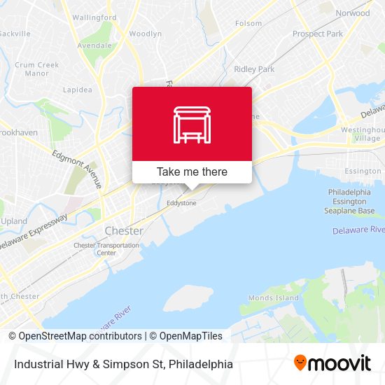 Mapa de Industrial Hwy & Simpson St