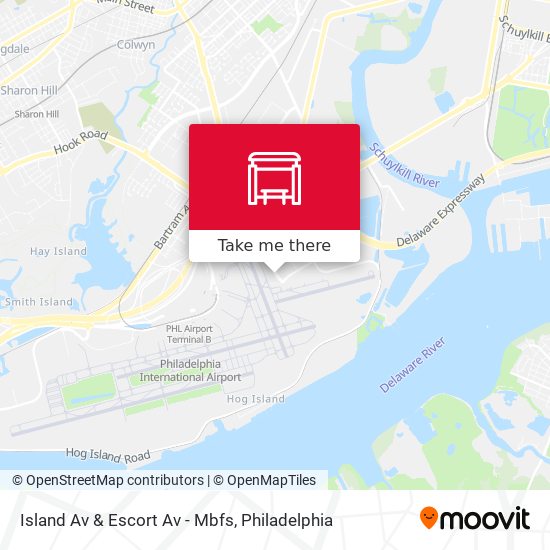 Mapa de Island Av & Escort Av - Mbfs