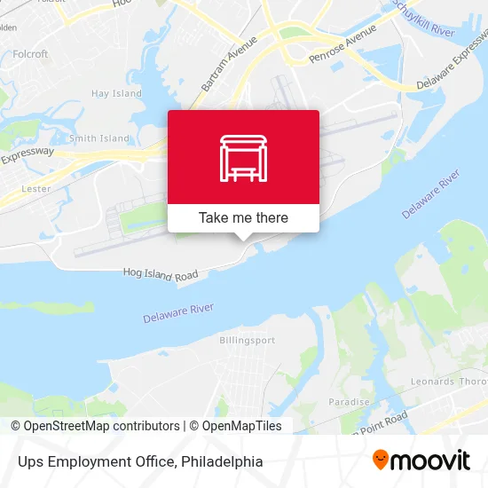 Ups Employment Office map