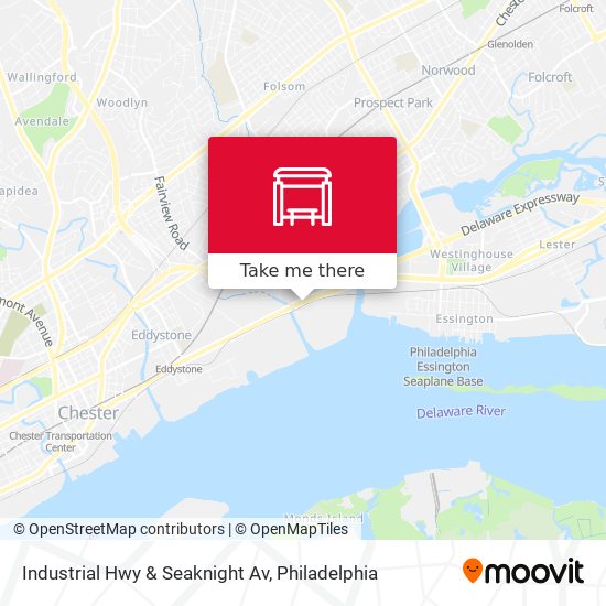Industrial Hwy & Seaknight Av map
