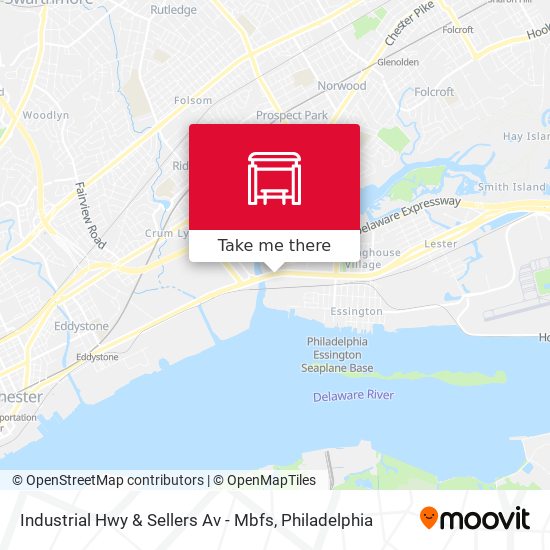 Mapa de Industrial Hwy & Sellers Av - Mbfs